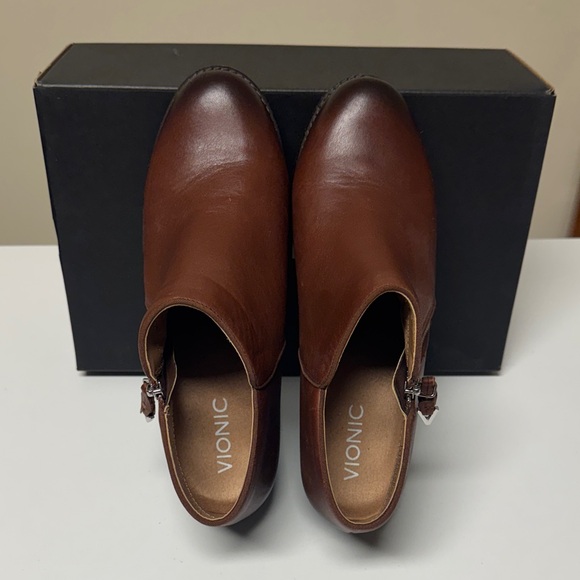 Vionic Women's Brown Ankle Booties - Picture 3 of 5